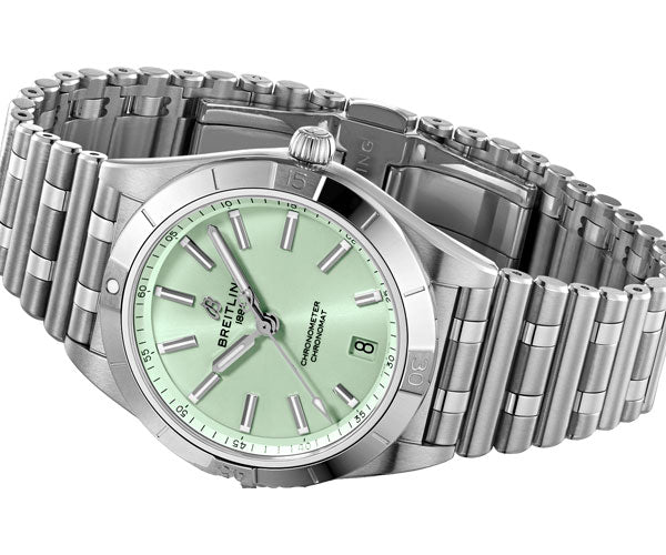 Breitling Chronomat Automatic Green Dial Men 36mm