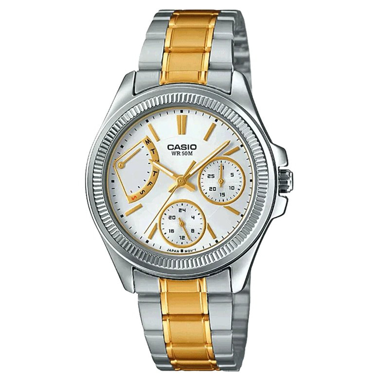 Casio Enticer White Dial Women 33.3mm