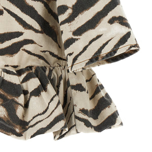 Ganni Zebra Denim Top