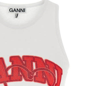 Ganni Cherry Tank Top