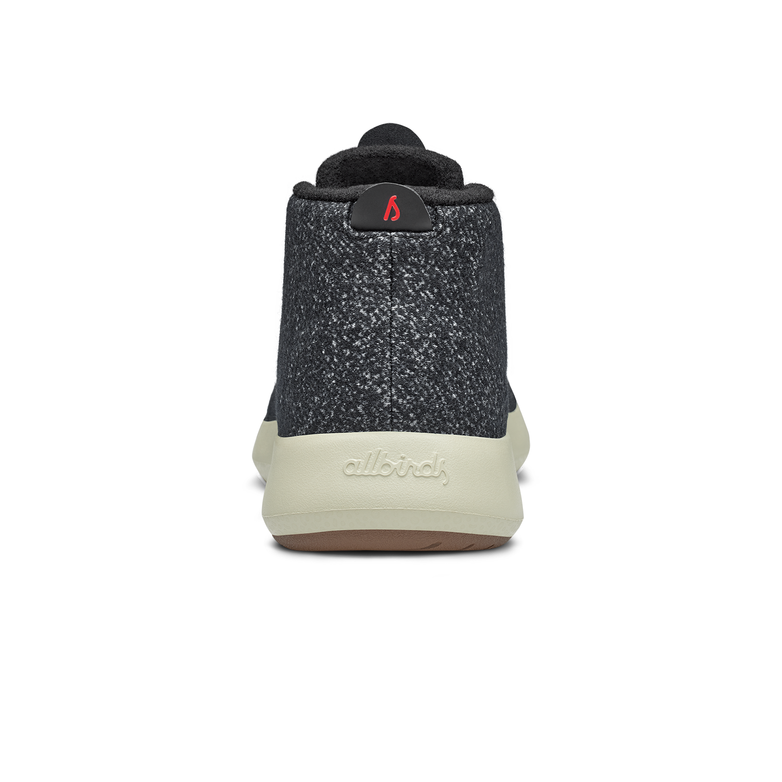 Men's Wool Runner-up Mizzles - Dark Grey/Bloom Red (Arid Beige Sole)