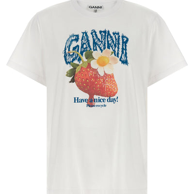 Ganni Strawberry T-shirt
