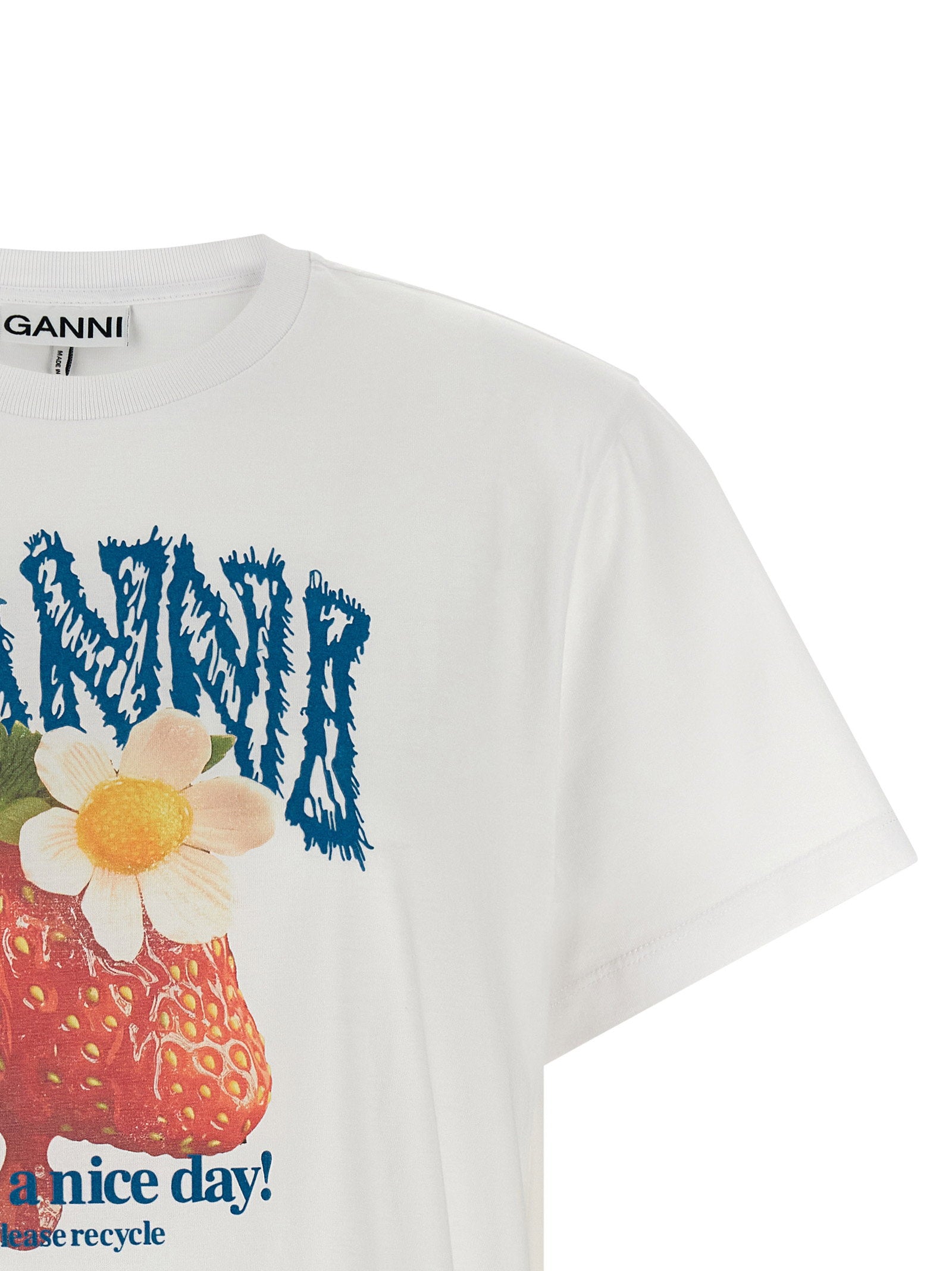 Ganni Strawberry T-shirt