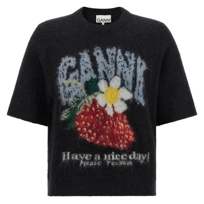 Ganni Strawberry Sweater