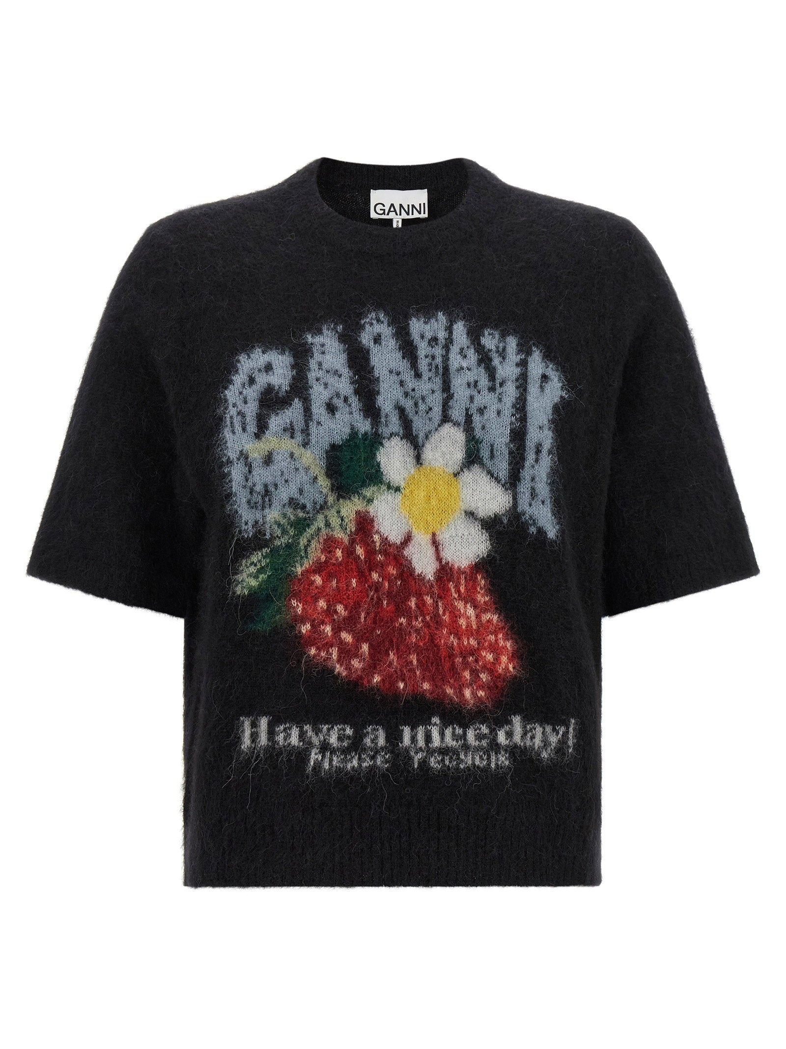 Ganni Strawberry Sweater