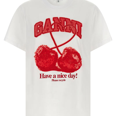 Ganni Cherry T-shirt