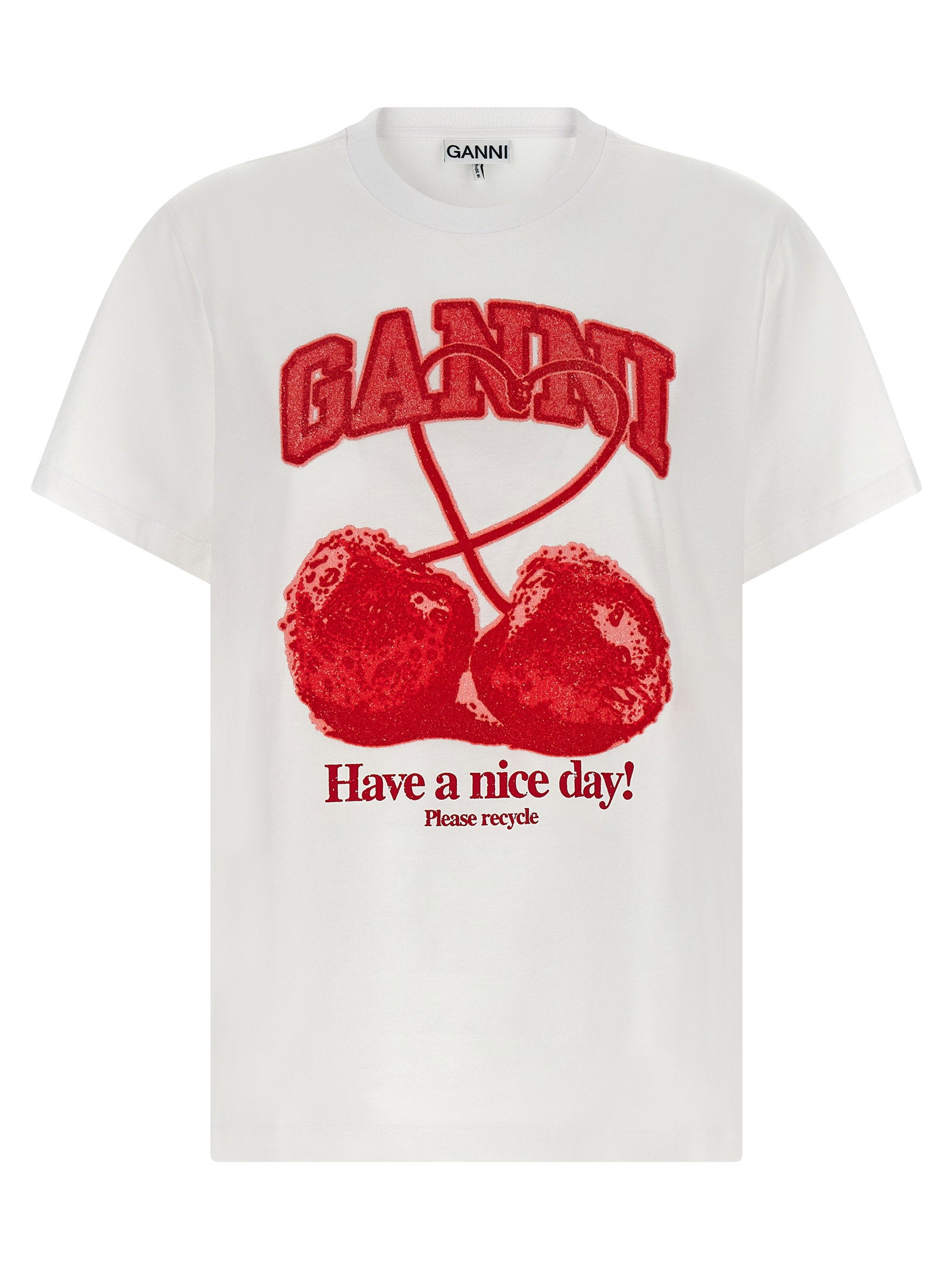 Ganni Cherry T-shirt