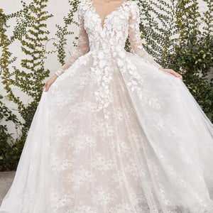 Cinderella Divine A1067W Off White/Nude 8 Sale