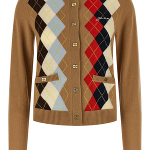 Ganni Diamond-shaped Cardigan