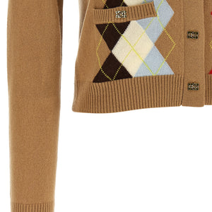 Ganni Diamond-shaped Cardigan