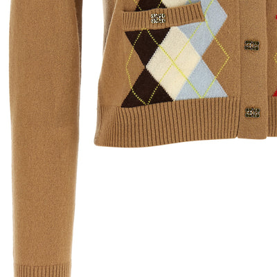Ganni Diamond-shaped Cardigan