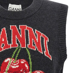 Ganni Cherry Vest