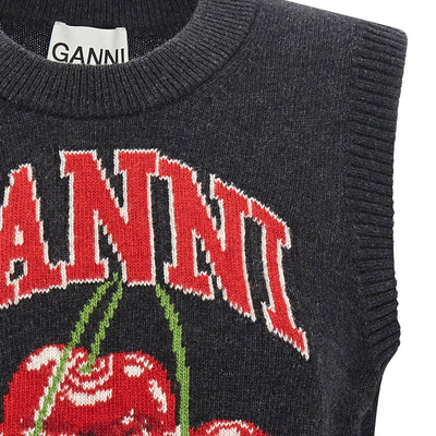 Ganni Cherry Vest
