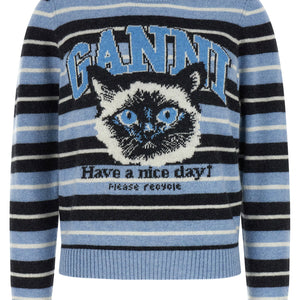 Ganni Graphic Wool Sweater