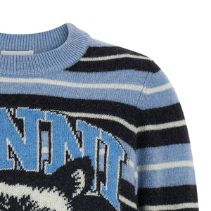 Ganni Graphic Wool Sweater