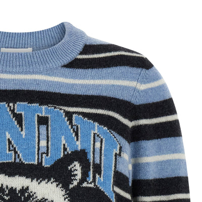 Ganni Graphic Wool Sweater
