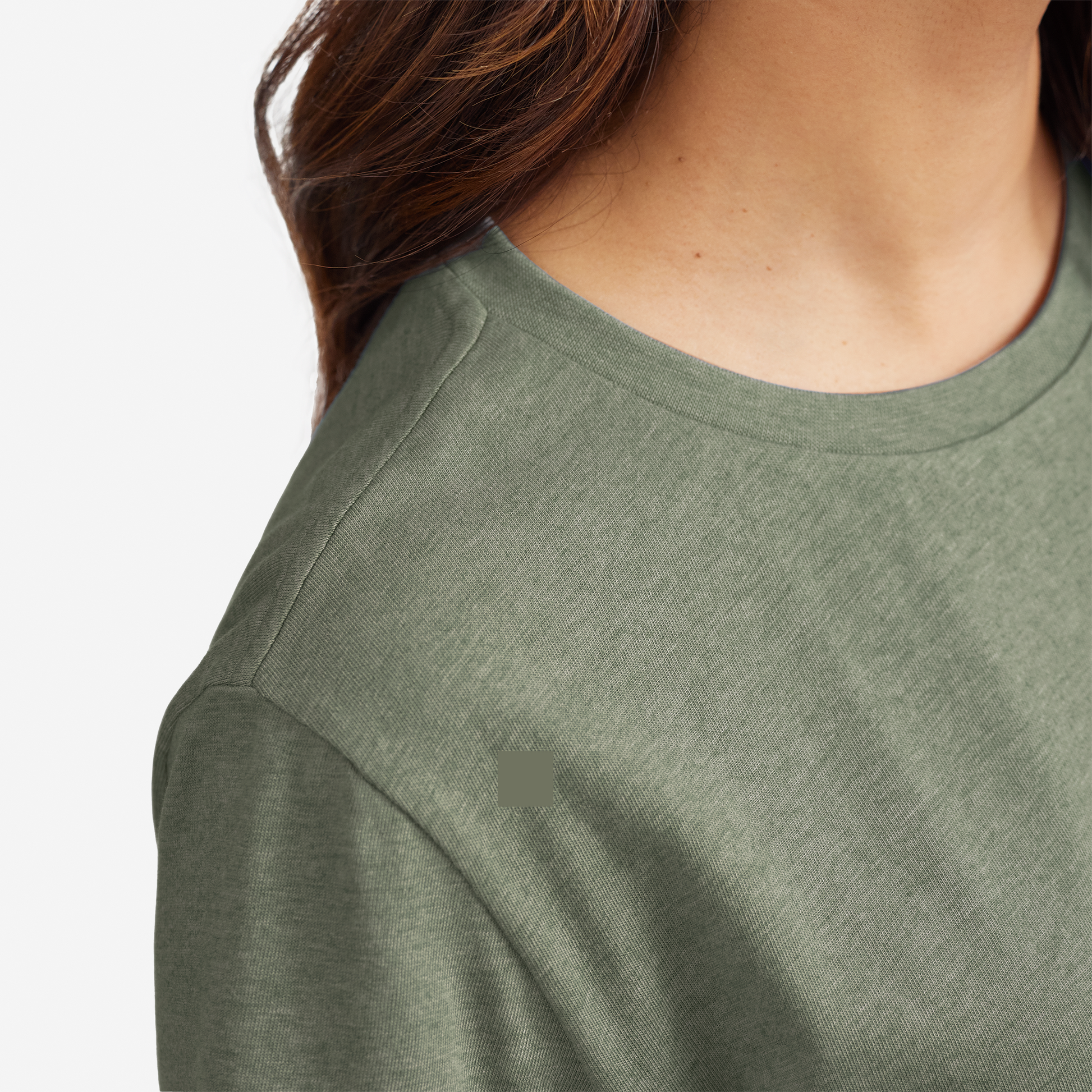 Women's Soft Merino Tee - Rugged Green