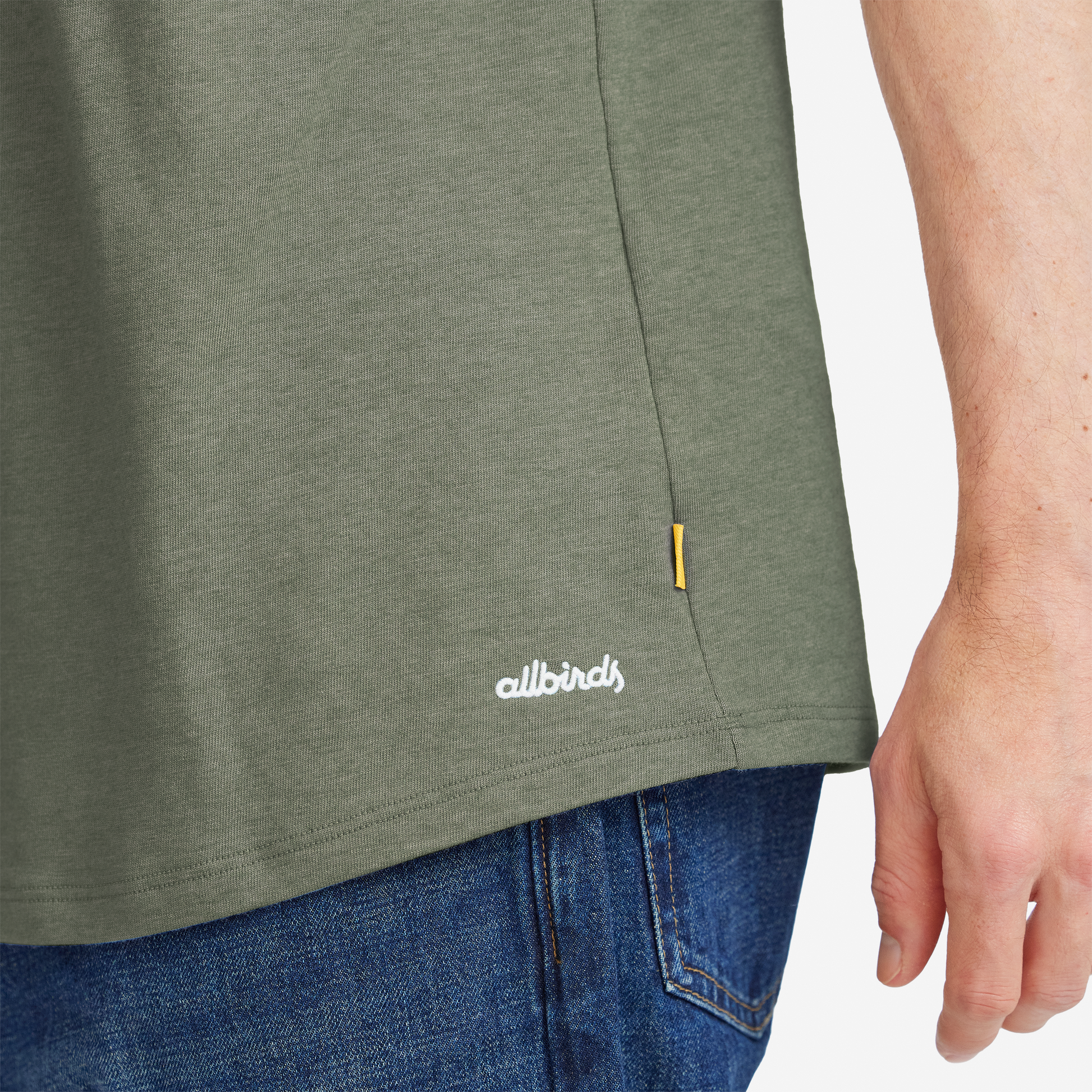 Men's Soft Merino Tee - Rugged Green