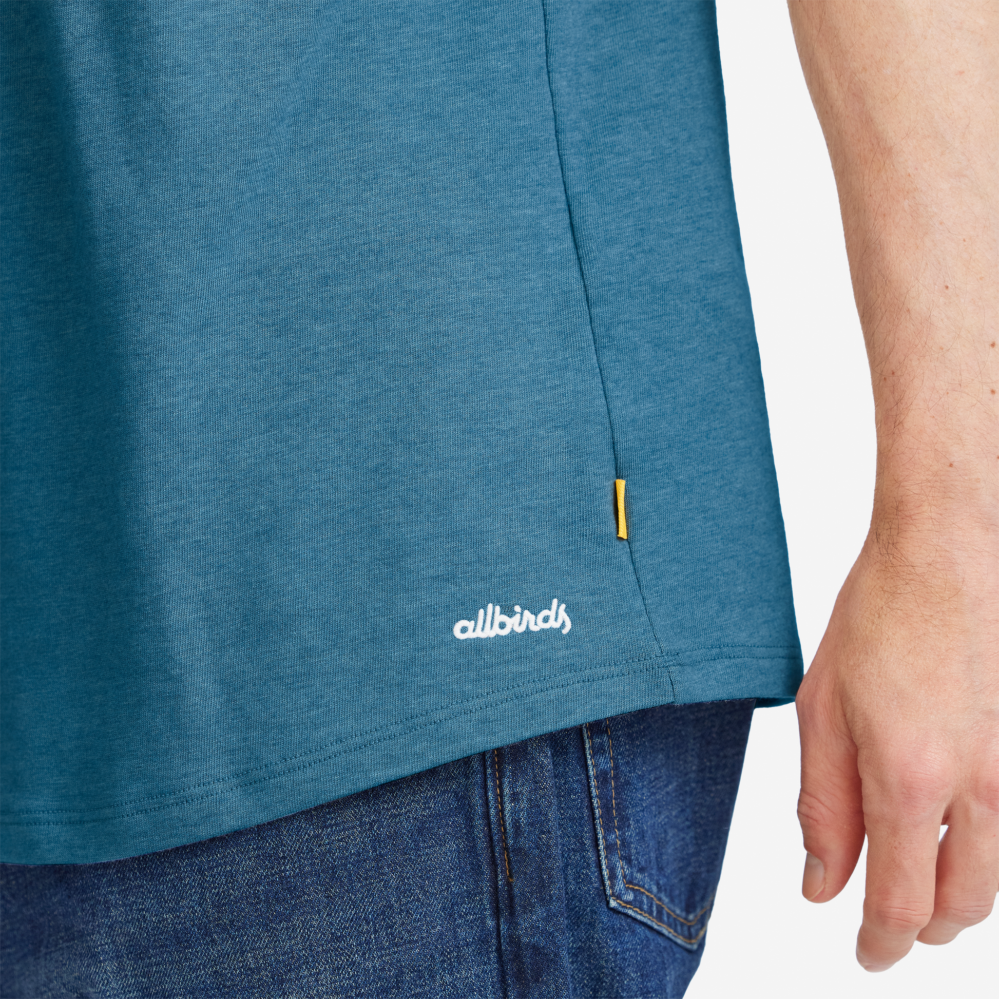Men's Soft Merino Tee - Basin Blue