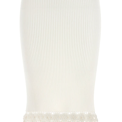 Ganni Cotton Crochet Skirt