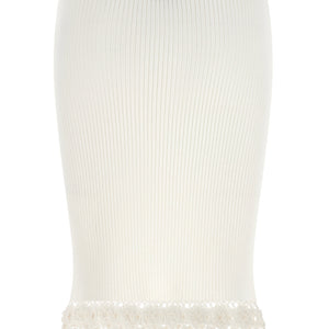 Ganni Cotton Crochet Skirt