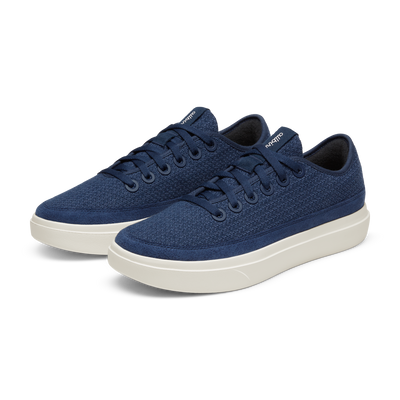 Men's Wool Piper Go - Deep Navy (Natural White Sole)