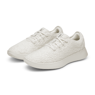 Women's Wool Runner Go - Fluff - Natural White (Natural White Sole)