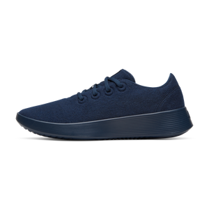 Women's Wool Runner Go - Deep Navy (True Navy Sole)