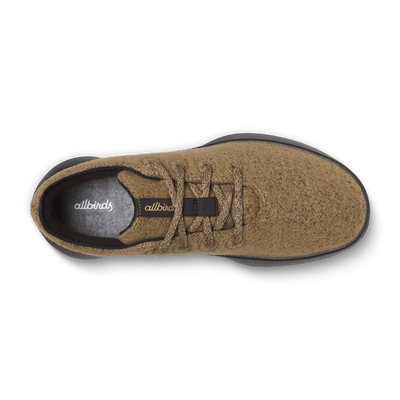 Women's Wool Runner Go - Stony Beige (Dark Grey Sole)