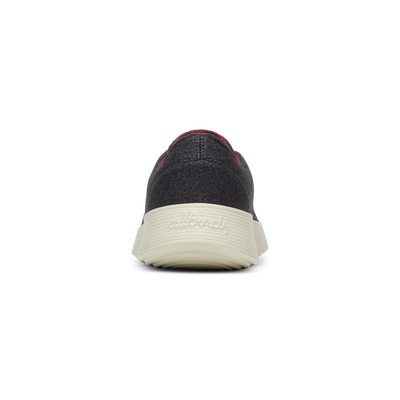 Men's Wool Runner Go - Dark Grey/Thunder Red (Arid Beige Sole)