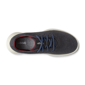 Women's Wool Runner Go - Dark Grey/Thunder Red (Arid Beige Sole)