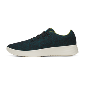 Women's Wool Runner Go - Chasm Teal/Natural Black (Stony Cream Sole)