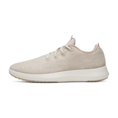 Women's Wool Runner Mizzles - Stony Cream (Natural White Sole)