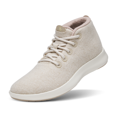 Women's Wool Runner-up Mizzles - Stony Cream (Natural White Sole)