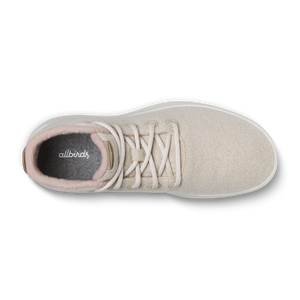 Women's Wool Runner-up Mizzles - Stony Cream (Natural White Sole)