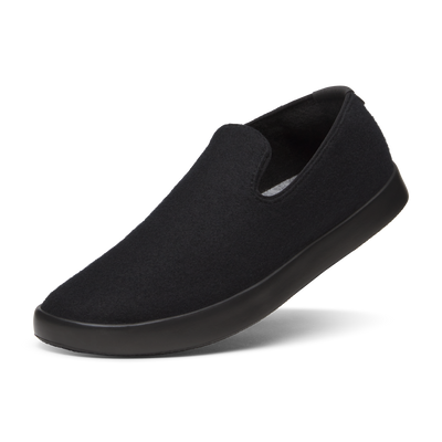 Men's Wool Loungers - Natural Black (Natural Black Sole)
