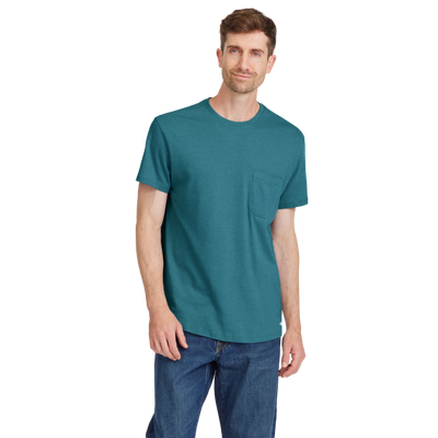 Men's Soft Merino Tee - Chasm Teal