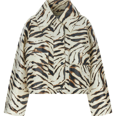 Ganni Laminated Fabric Jacket