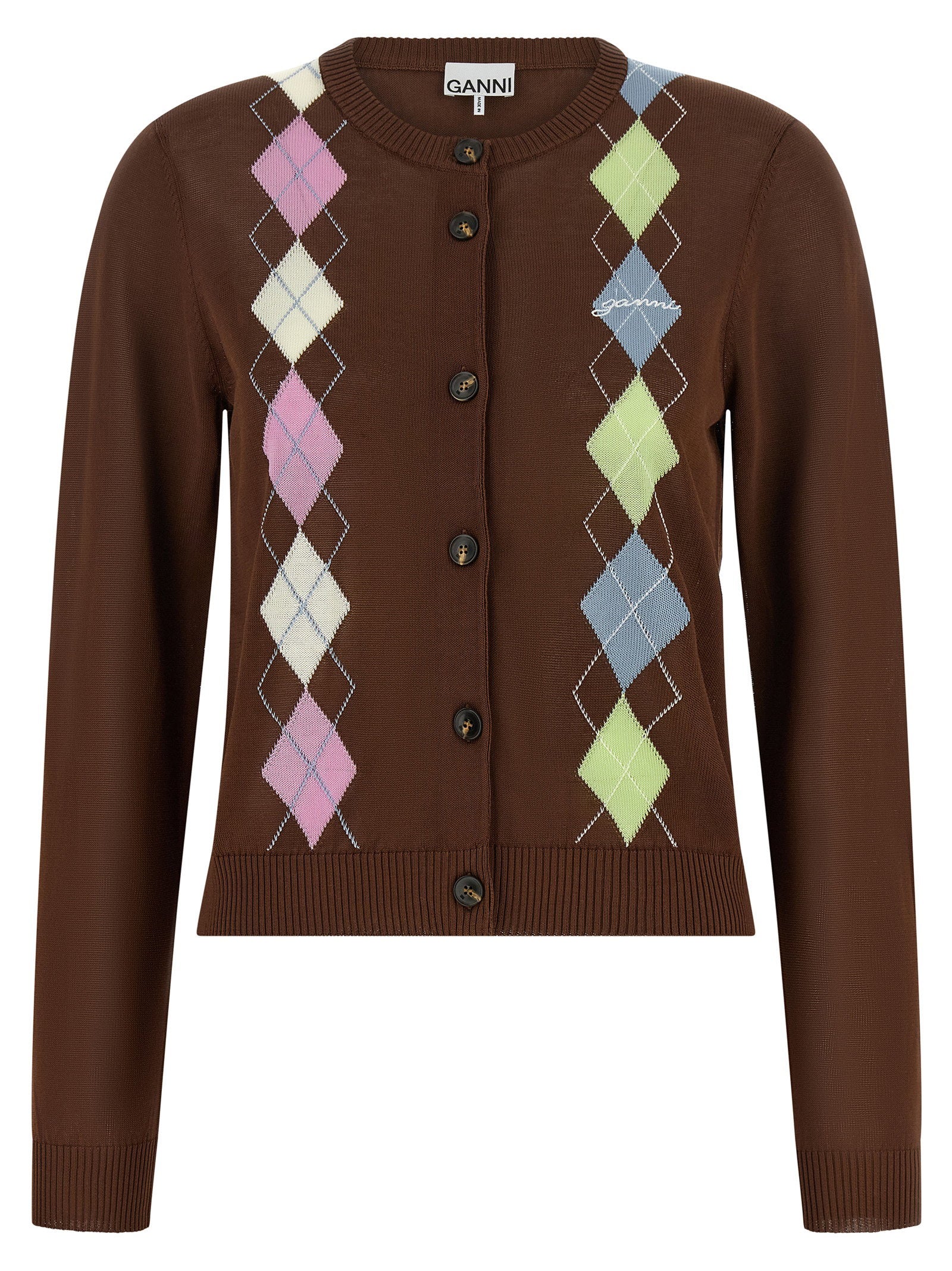 Ganni Argyle Cardigan