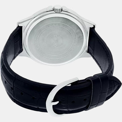 Enticer Men Quartz Black Dial Multi-Function Leather Watch A1176