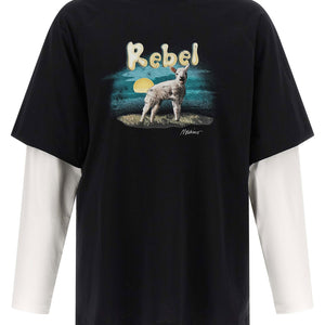 Moschino Double Layer Rebel T-shirt