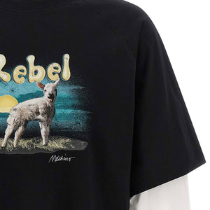 Moschino Double Layer Rebel T-shirt