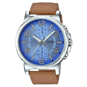 Casio Enticer Blue Dial Men 47mm