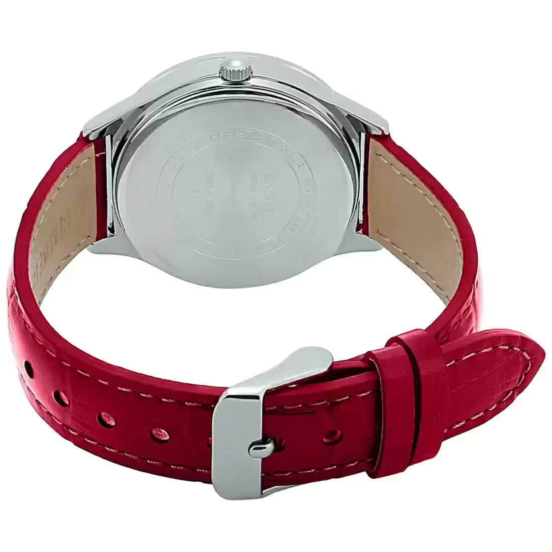 Casio Enticer Red Dial Women 34mm