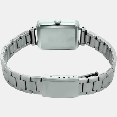 Enticer Women Quartz White Dial Analog Stainless Steel Watch A134