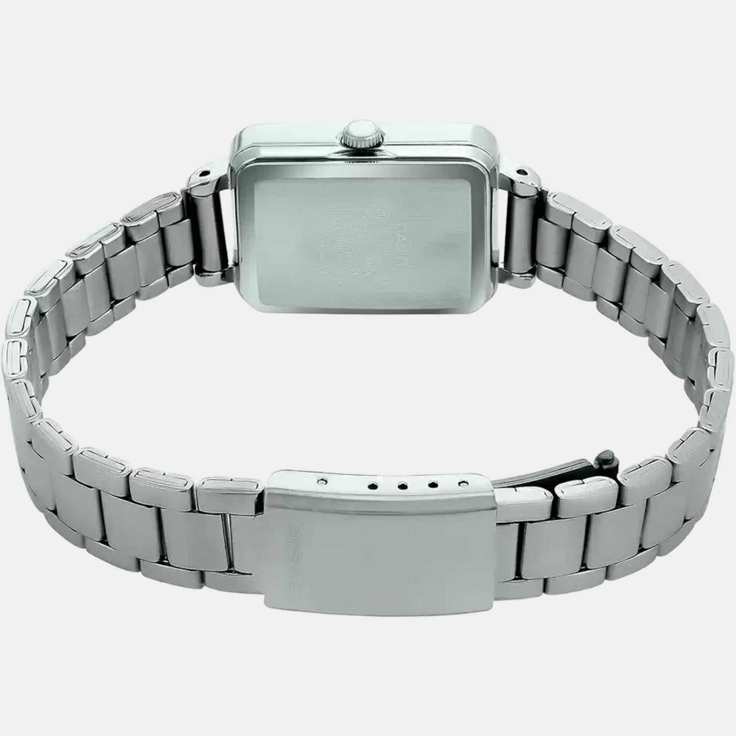 Enticer Women Quartz White Dial Analog Stainless Steel Watch A134
