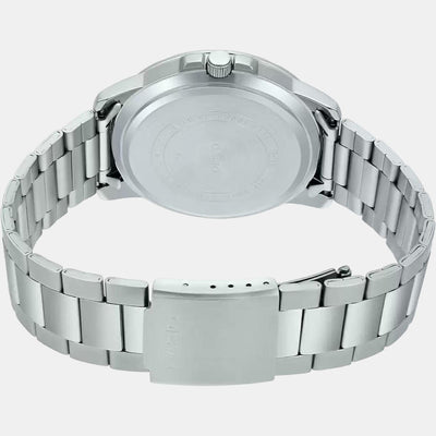 Enticer Men Quartz Black Dial Analog Stainless Steel Watch A1362