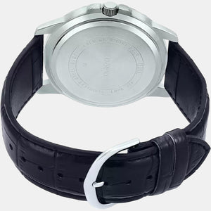 Enticer Men Quartz Black Dial Analog Leather Watch A1371