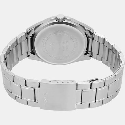 Enticer Men Quartz Black Dial Analog Stainless Steel Watch A1512