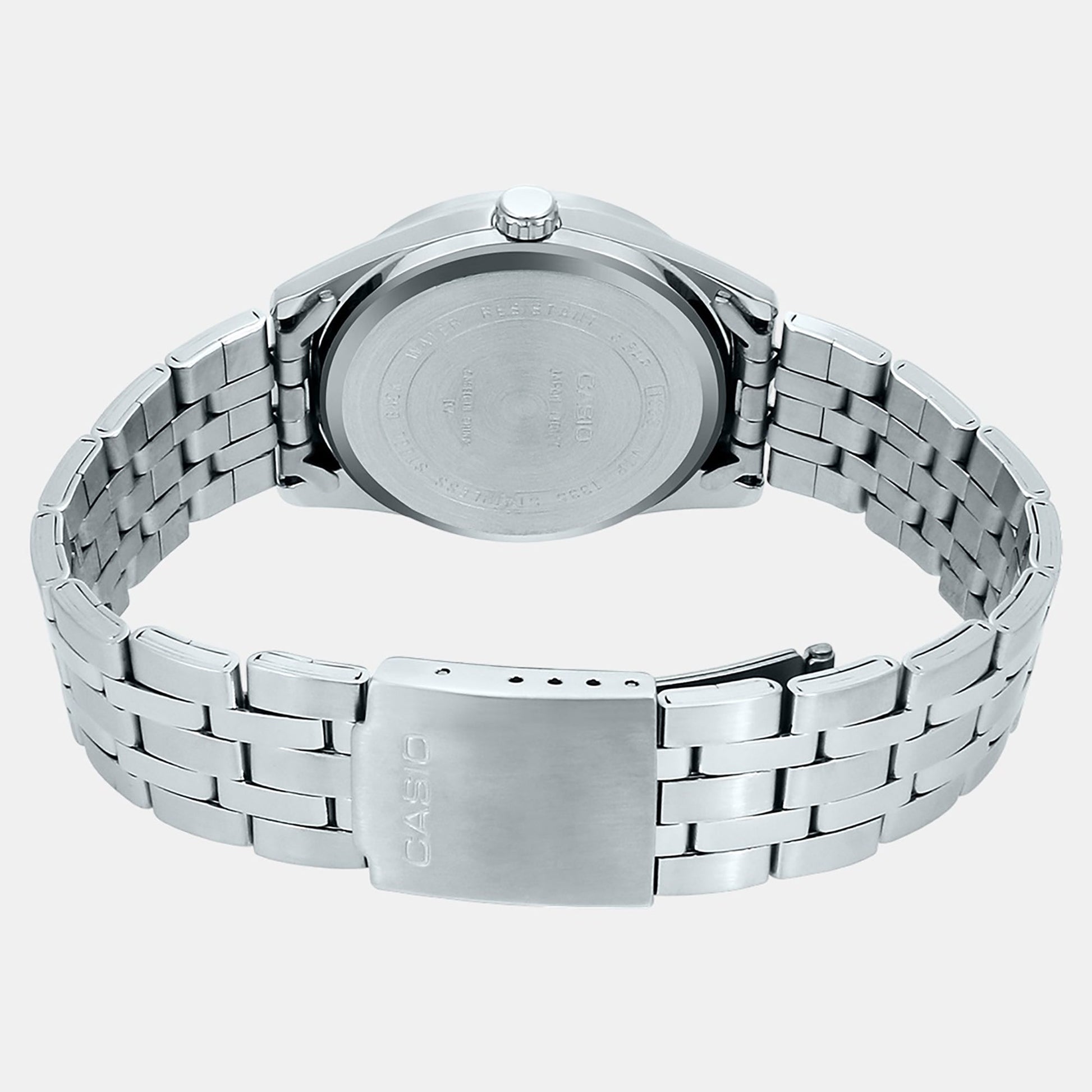 Enticer Men Quartz Blue Dial Analog Stainless Steel Watch A1516